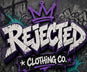 Rejected Clothing Co graffiti logo